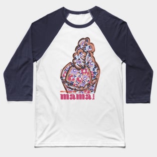 Mama hen - peony Baseball T-Shirt